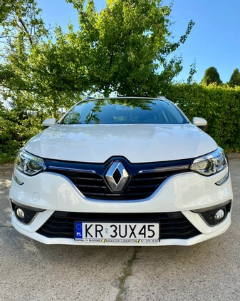 Renault Megane cena 55200 przebieg: 90000, rok produkcji 2017 z Kraków małe 121